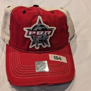 Professional Bull Riders (PBR) Distressed Baseball Hat - adjustable